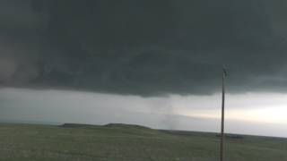 Anti-cyclonic tornado Harrisburg, Nebraska 6-12-17