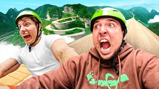 THE MOST DANGEROUS RACE DOWN A MOUNTAIN! w/ Matt Rife