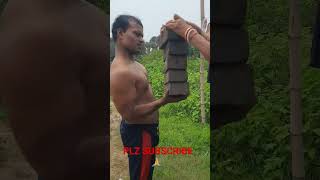 5 BRICK HOLD ONE HAND 🔥🔥💪💪#trending #shortvideo PLZ SUBSCRIBE 🙏