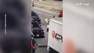 Ataque armado provoca bloqueo de avenida petapa.