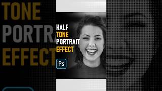 Create Stunning Half Tone Effects in Photoshop in 30 Seconds! #photoshop #shorts #graphicdesign