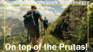 Breathtaking climb on top of the Prutas: Durmitor Nationalpark in Montenegro #bergwandern