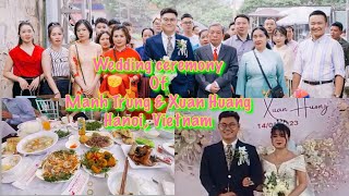 My first participation in a Vietnamese couple's wedding in Hanoi, Congrats Manh Trung & Xuan Huang