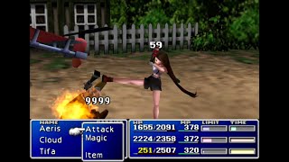 Tifa kicked Palmer FINAL FANTASY VII