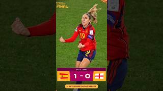 Spain Vs England 1-0 women's world cup finals #shorts #shorts #fyp #trending #viral #worldcup #final