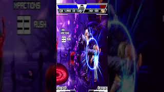 ( KOF MUGEN ) BLUE FLAMES GOD RUGAL COMBO SUPER ! #Shorts