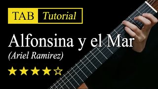 Alfonsina y el Mar - Fingerstyle Lesson + TAB