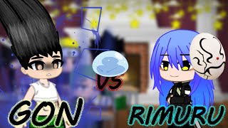 Anime character’s react to Rimuru Tempest VS All Gon's Power level [Gacha club]