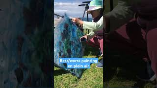 Best & worst painting en plein air #mixedmedia