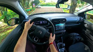 Новый CITROËN C4 CACTUS (1.6) Shine Pack 2022 / POV Тест-драйв 4K (Без комментария)