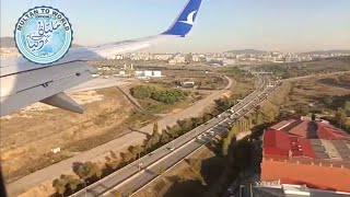 TURKISH AIRLINES. ANADOLU JET LANDING TURKIYA TURKISH. ANADOLU JET FLIGHT