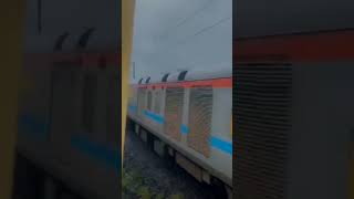 Train in the rain😍 return to #nashik #shorts #viral #youtubeshorts