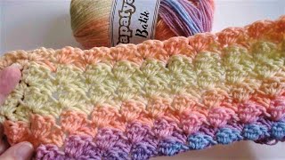 Quick Crochet stitch. This can be made any size with any yarn