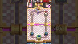 Witness the intensity of my Clash Royale battle in this YouTube Shorts! #ClashRoyale #Gaming #Shorts