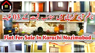 Flat For Sale In Karachi | Nazimabad Karachi. Apartment For Sale In Karachi@Property Info In Karachi