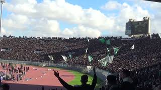 Raja Casablanca vs Far  1 - 0  du 21-01-2023 ,  El Millonario  Curva Sud Casablanca