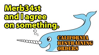 Merb34st and I finally agree -- California restraining orders