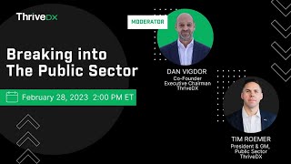 TDX Virtual Event: Breaking Into The Public Sector