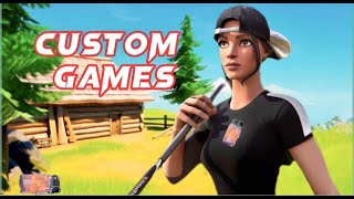 🔴 LIVE FORTNITE CUSTOM GAMES (EU)