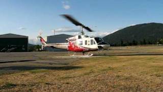 Bell 214 Helicopter Startup