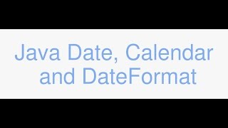 Java Date, Calendar, Timezones, and DateFormat tutorial