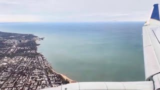 Landing in CHICAGO (ORD) 🇺🇸 | United Airlines | Embraer 175