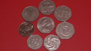 The Seven Sided Coins #coins #50p #fiftypence #coincollecting