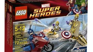 LEGO Captain America's Avenging Cycle Review (Set 6865)