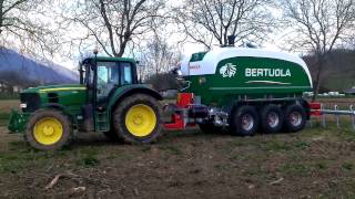 Bertuola botte 3 assi per digestato - Slurry tanker 3 axles for digestate