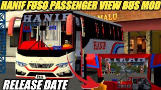 HANIF FUSO PASSENGER VIEW BUS MOD BUSSID । হানিফ ফুসো প্যাসেঞ্জার ভিউ বাস মোড। BUS SIMULATOR NEW MOD