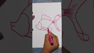 how to draw flower #easydrawing #drawing #viral #youtubeshorts