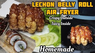 Lechon Belly Roll in Air Fyer || Perfect for Christmas #lechonroll