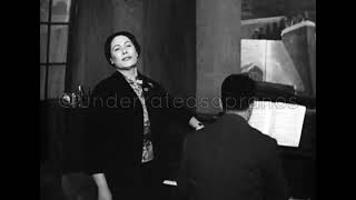 [RARE] Renata Tebaldi did a vocal warm up and rehearsal, 1959.