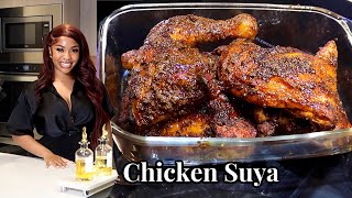 HOW TO MAKE NIGERIAN SUYA CHICKEN (AIRFRIED + DRY RUB) Quick & Easy