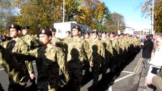 Remembrance Day parade 11th of November in Southampton 2012