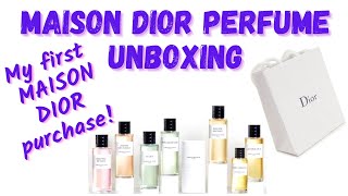 UNBOXING my FIRST MAISON DIOR Perfume from Dior Boutique| Niche Fragrance