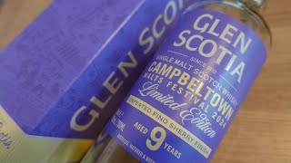 Glen Scotia 9YO Campbeltown Festival 2024, Fino Cask Finish, 56.2% - Whisky Wednesday