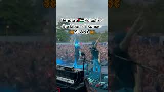 SLANK dan Bendera🇵🇸PALESTINA🍉 Berkibar saat konser di BIMA NTB