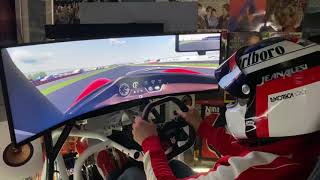 Mr Serpini aka Jean Alesi - Axsim Racing Sim onboard the Alfa Romeo Tipo 33 Stradale at Silverstone