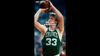 🌟 Did you know Larry Bird played baseball before conquering the NBA? ⚾️🏀