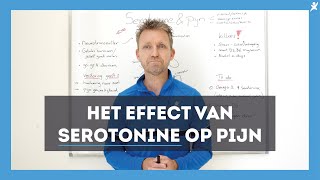 Door SEROTONINE te beïnvloeden kunnen we PIJN dempen!