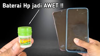 BATERAI HP MU pasti jadi AWET dengan ini !!