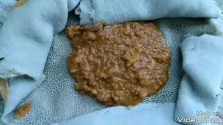 ምስር በስጋ Ethiopian food misirbesiga