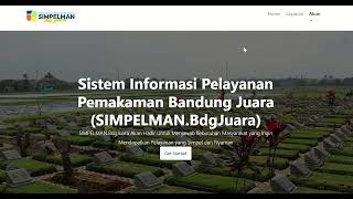 Video Edukasi : Tutorial penggunaan Aplikasi SimplemanBdgJuara Kota Bandung