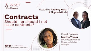 Contracts: Should I or should I not issue contracts?