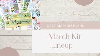 March Kit Lineup | Memory & Functional Planner