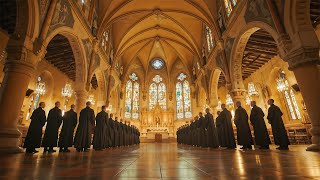 Gregorian Chants | Honor and Glory to God | the Hymn of the Benedictine Monks in the Cathedral