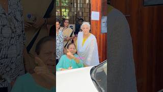 Aamir Khan’s mom and sister snapped to cast their vote ￼