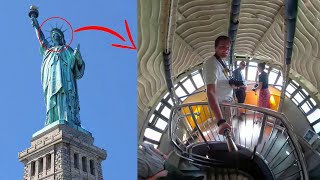 This is how the Statue of Liberty looks inside