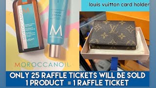 LOUIS VUITTON RAFFLE DRAWING 2024 | ONLY @ HAIRSTUDIOBYMHAR